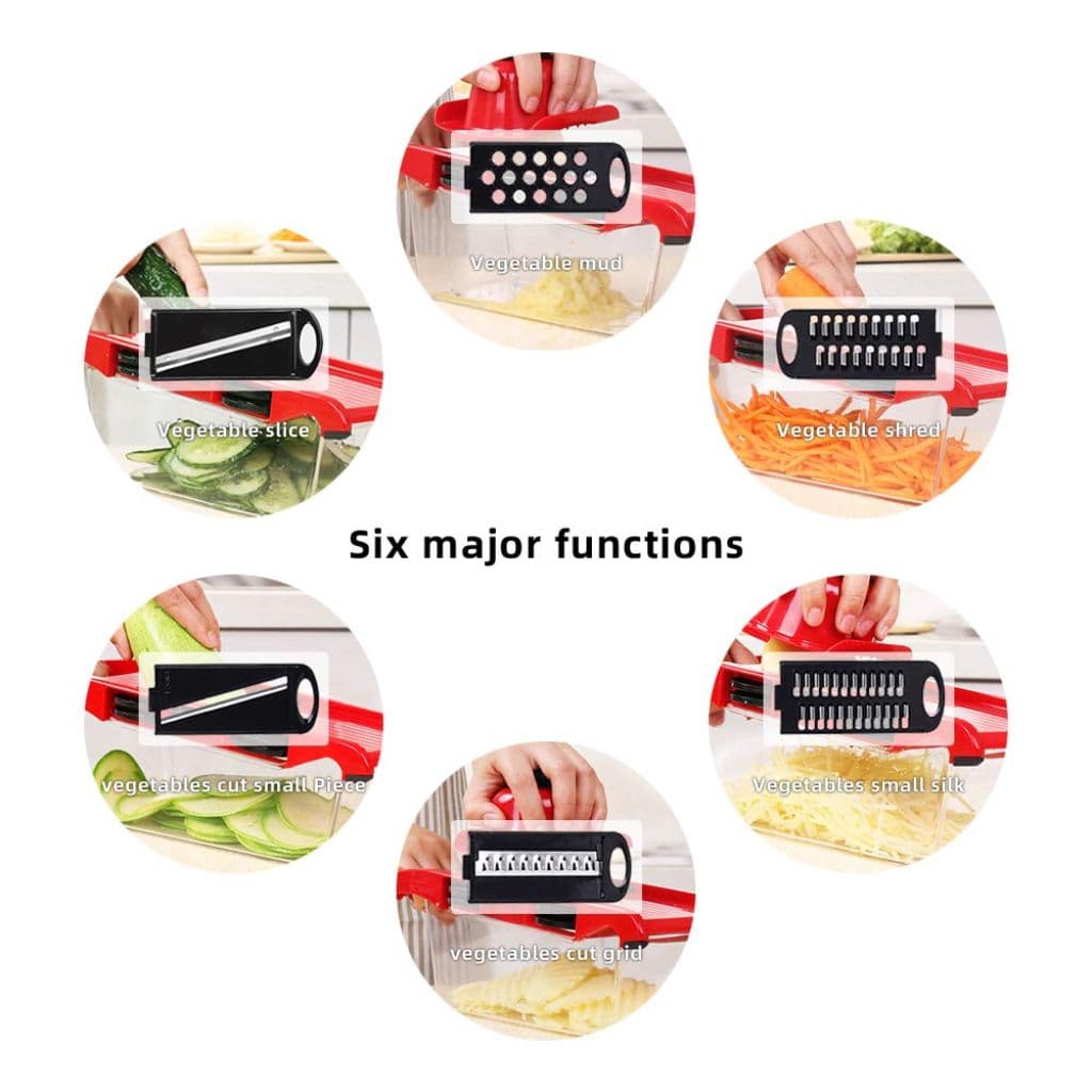 Mandoline Coupe-Légumes 10 en 1 – قطاعة خضروات - Cuisine - صورة 3