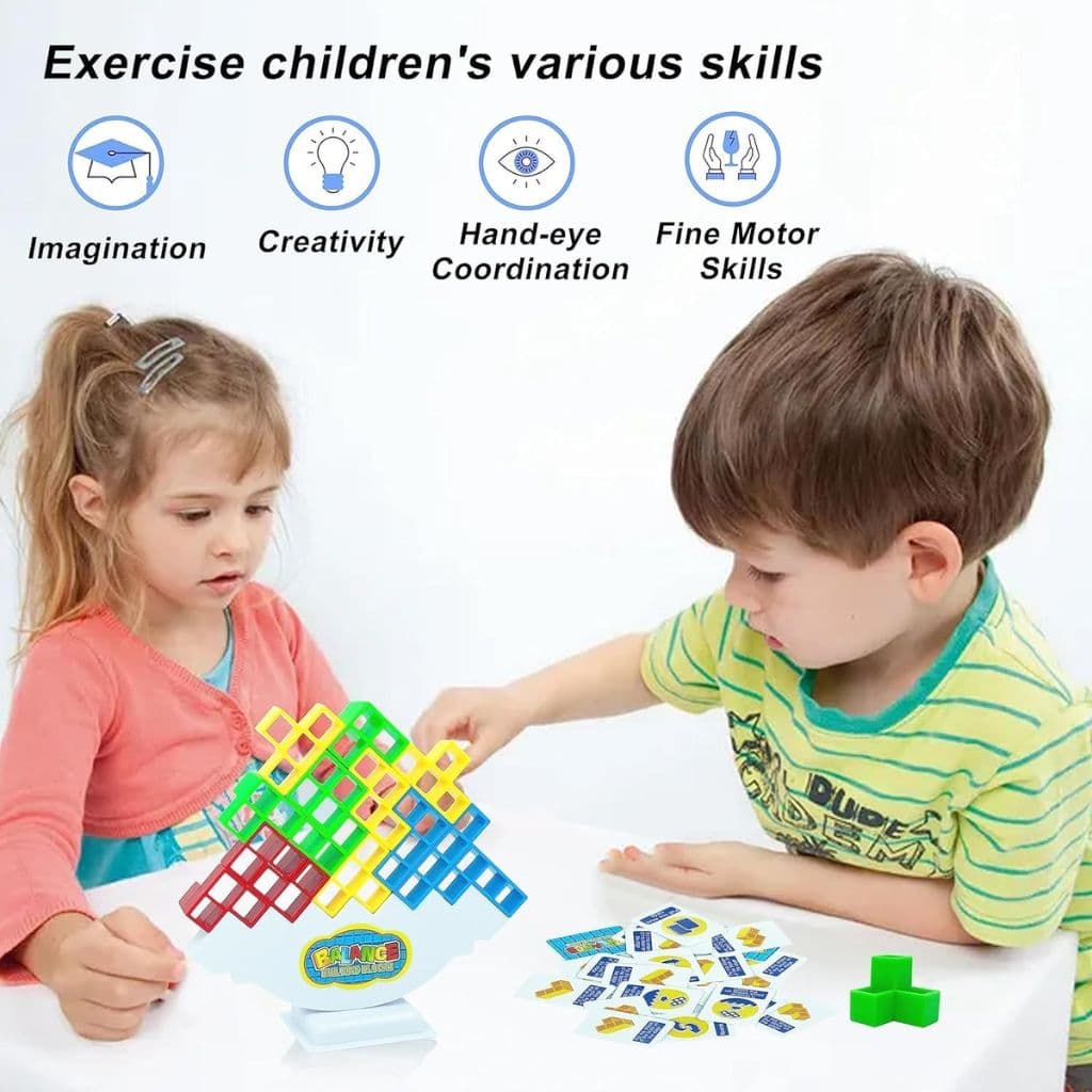 Jeu d'Équilibre Tetra Tower Balance Building Blocks – لعبة توازن - Jouet & Gaming - صورة 4