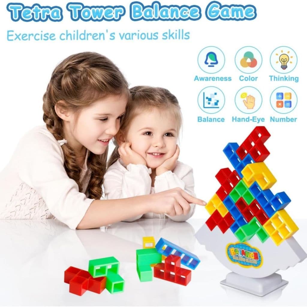 Jeu d'Équilibre Tetra Tower Balance Building Blocks – لعبة توازن - Jouet & Gaming - صورة 7