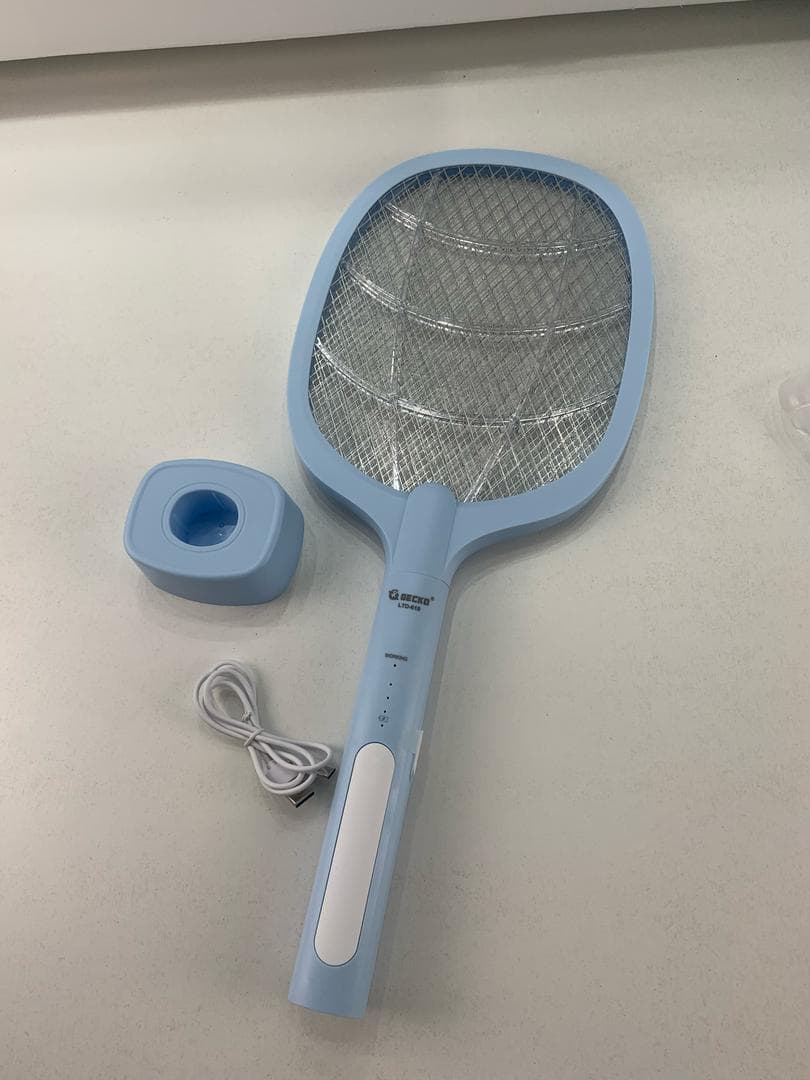 Tapette à mouches électrique 2 en 1 rechargeable par USB LTD638 – صاعق الناموس - Électronique - صورة حقيقية 14