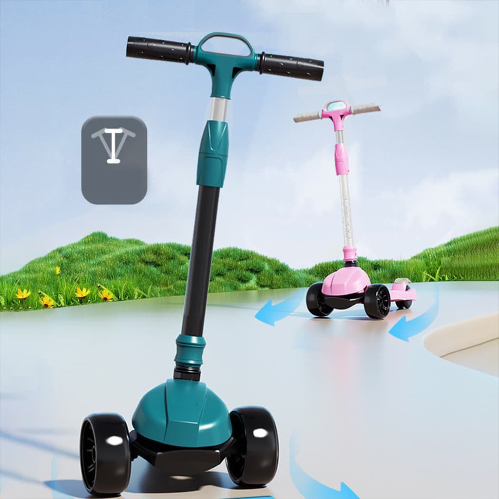 Trottinette Enfant à 3 Roues Lumineuses pour Enfants – سكوتر أطفال جيل جديد - Jouet & Gaming - صورة 2