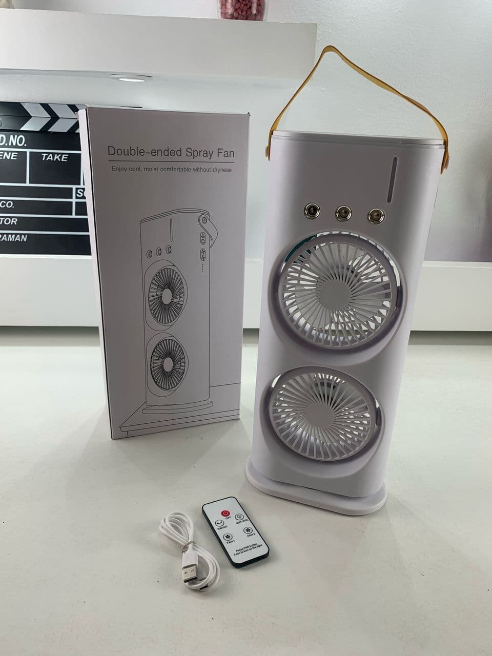 Refroidisseur Portable à Double Ventilateur – جهاز تبريد محمول - Électronique - صورة حقيقية 9