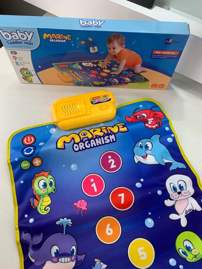 Tapis Musical et Jouet Éducatif pour Enfants 63x43cm – بساط ألعاب للرضع - Jouet & Gaming - صورة حقيقية 9