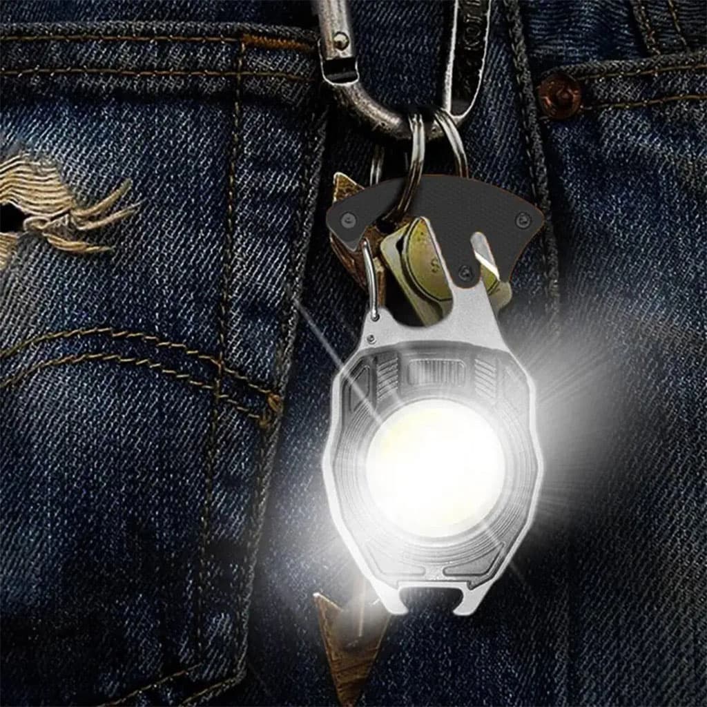 Mini Lampe LED Portable Rechargeable 8en1 – مصباح متعدد الإستعمالات - Camping et Randonnée - صورة 3