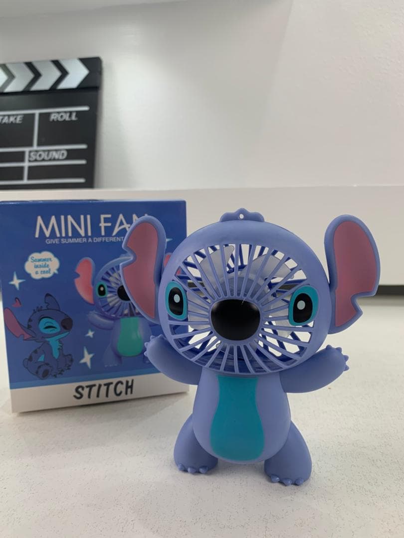 Mini Ventilateur USB Stitch – Design Mignon et Fonctionnel – مروحة محمولة - Électronique - صورة حقيقية 6