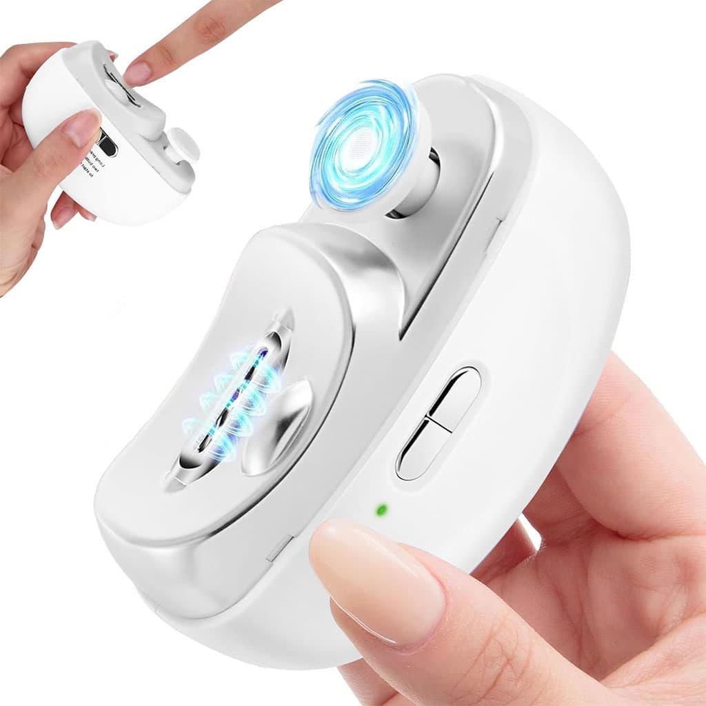 Coupe-ongles électrique 2 en 1 avec lumière LED – جهاز تقليم الأظافر للصغار والكبار - Électronique - صورة 1