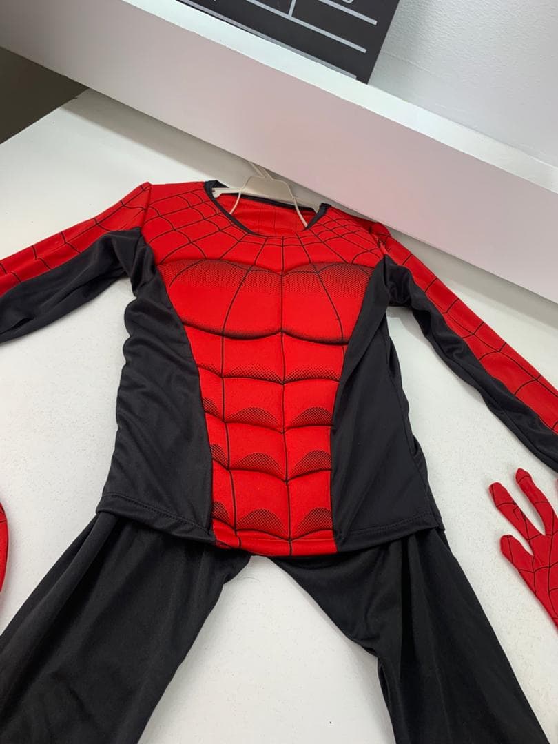 Tenue de Deguisement Spiderman Complet 5PCS Pour Enfants – بدلة سبايدرمان - Jouet & Gaming - صورة حقيقية 2