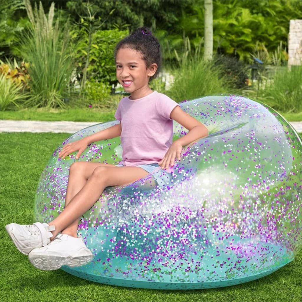 Fauteuil Gonflable Géant Glitter Dream114x112x66 cm Bestway 75115 – أريكة قابلة للنفخ - Vacance & Loisir - صورة 6