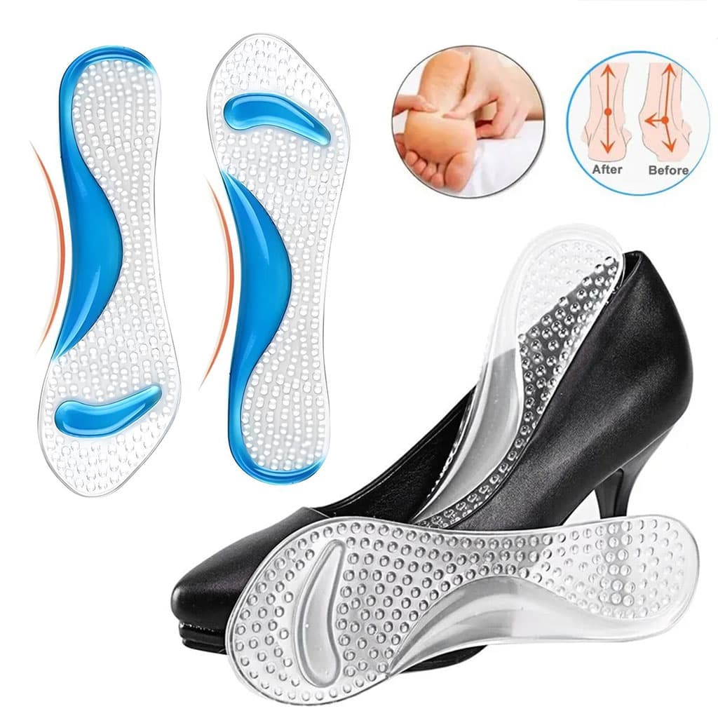 Semelle de massage en Gel pour correction des Pieds Plats – فرشة حذاء من السيليكون - Soins et Beauté - صورة 1