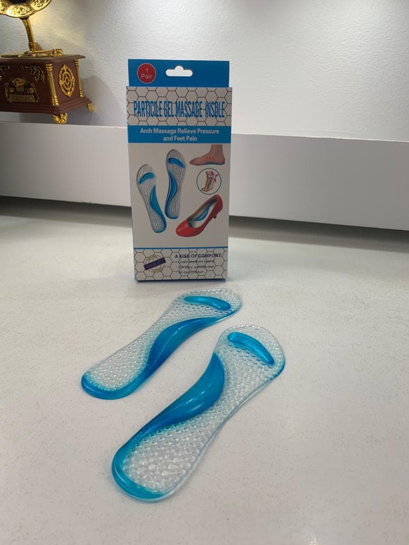 Semelle de massage en Gel pour correction des Pieds Plats – فرشة حذاء من السيليكون - Soins et Beauté - صورة حقيقية 7
