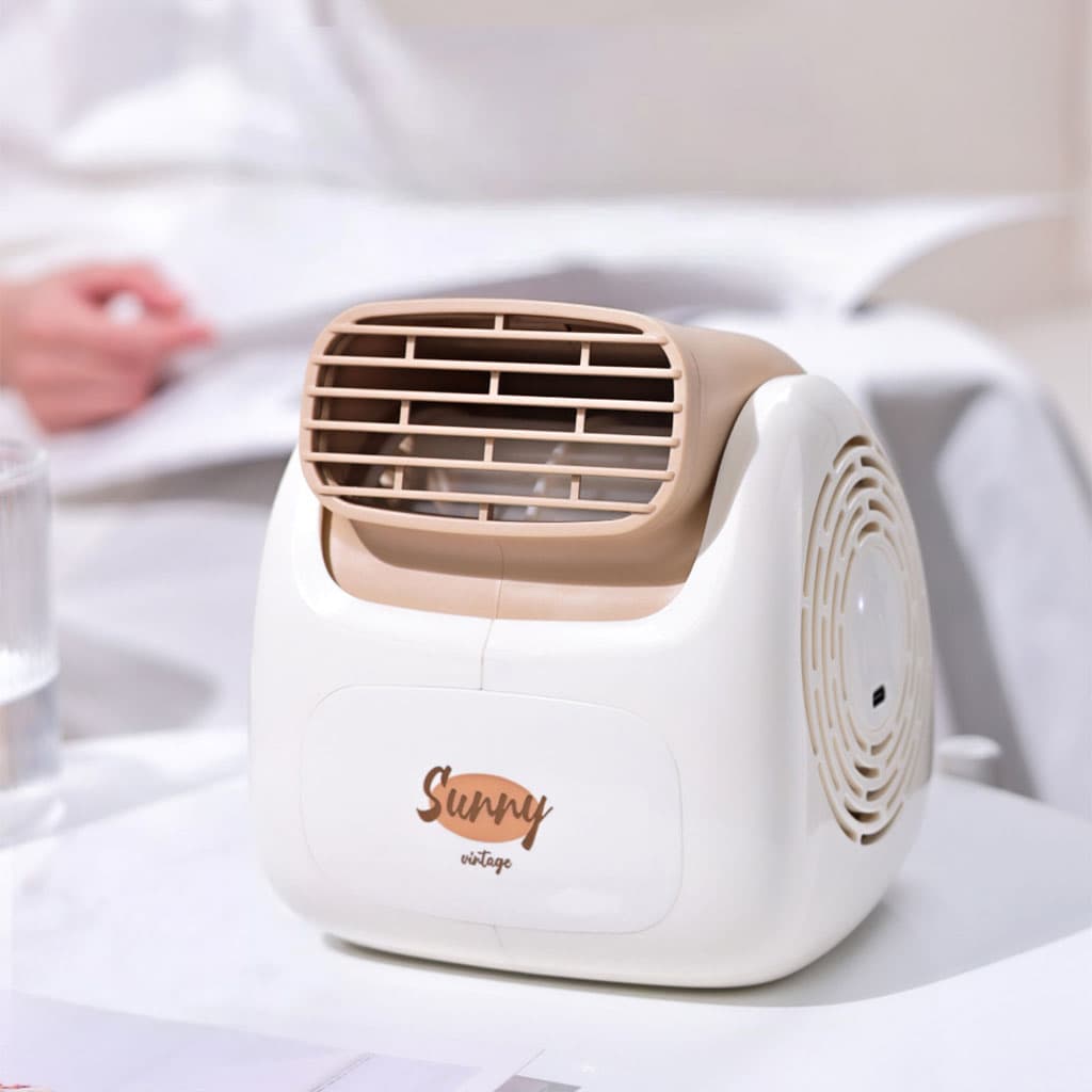 Sunny Climatiseur Portable Rechargeable Design Vintage – مبرد مكتب محمول - Électronique - صورة 7
