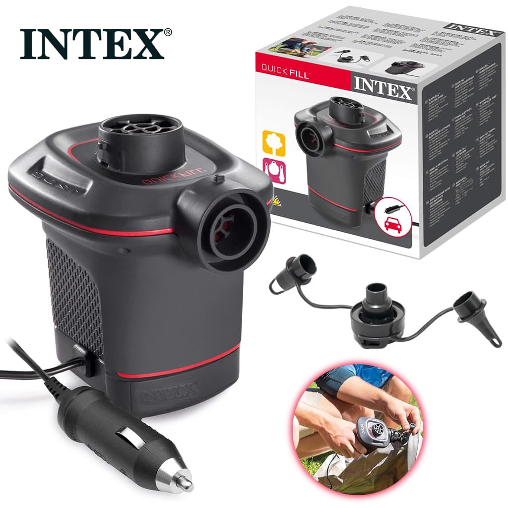 Pompe à air électrique à remplissage rapide Intex 12 V – مضخة هواء - Camping et Randonnée - صورة 1