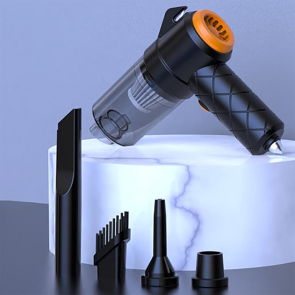 Aspirateur et souffleur 2en1 rechargeable par USB Compact et puissant – مكنسة كهربائية يدوية - Accessoires Auto/Moto - صورة 7