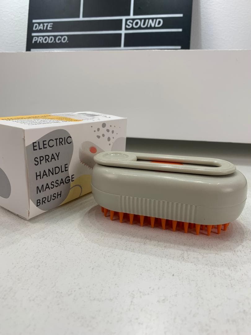 Brosse à vapeur pour chat autonettoyante 3en1 – فرشة تنظيف القطط - Électronique - صورة حقيقية 8