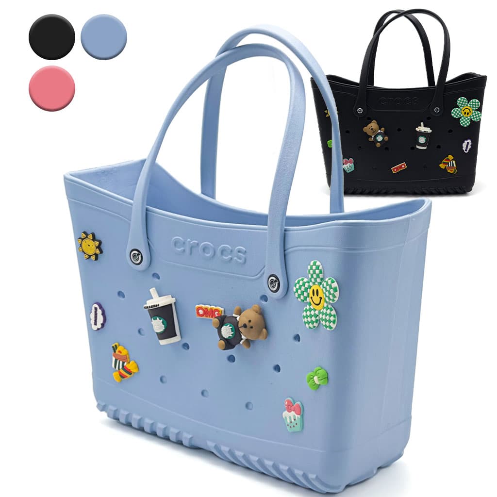 Crocs Sac fourre-tout de plage pour femmes imperméable – حقيبة نسائية للنزهات - Vacance & Loisir - صورة 1