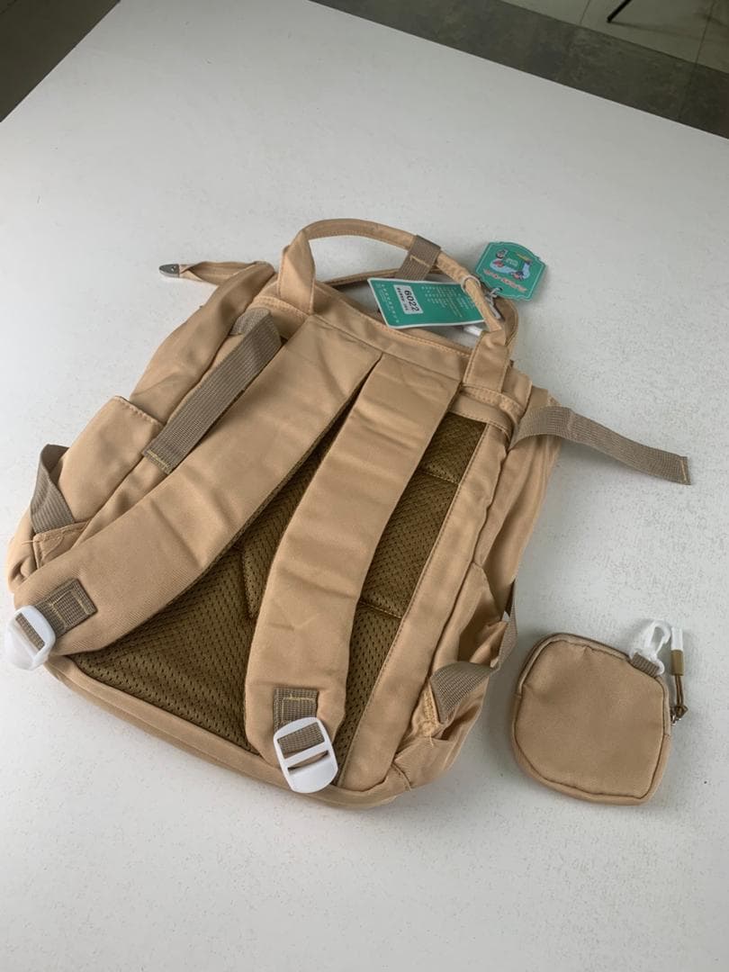 Ensemble de sacs d’école Kawai pour Enfants 2Pcs Avec Pochette Beige – محفظة 2 قطع كاواي مع محفظة صغيرة بيج - Sac à dos et Mode - صورة حقيقية 6