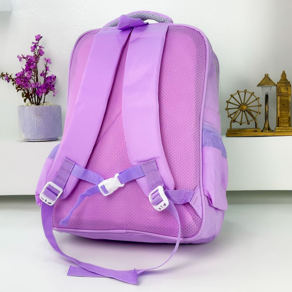 Sac à Dos pour Enfants avec Trousse Assortie 2504 Mauve – حقيبة ظهر مدرسية للأطفال مع مقلمة بنفسجي - Sac à dos et Mode - صورة 4