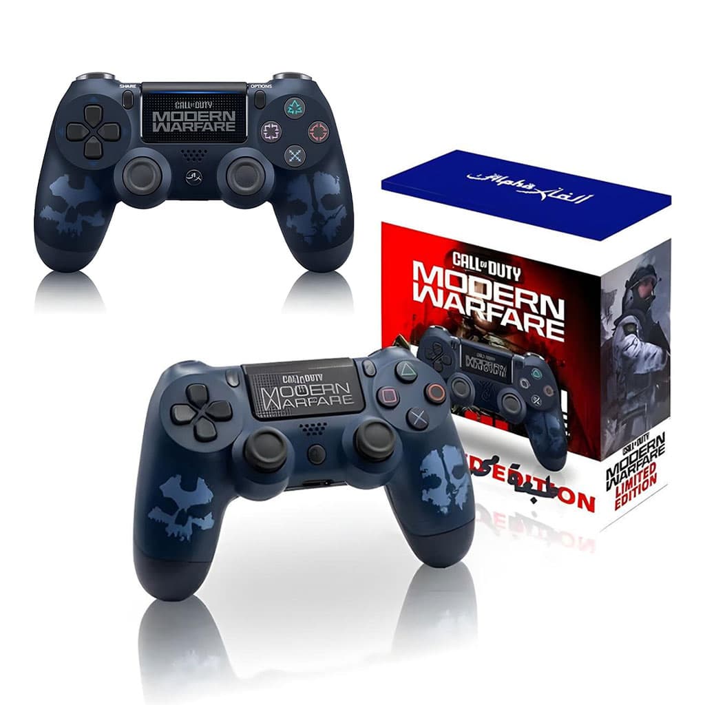 SONY DualShock Manette PS4 Sans Fil, Batterie Rechargeable (High Copy) – Edition Moderne Warfare - Jouet & Gaming - صورة 1