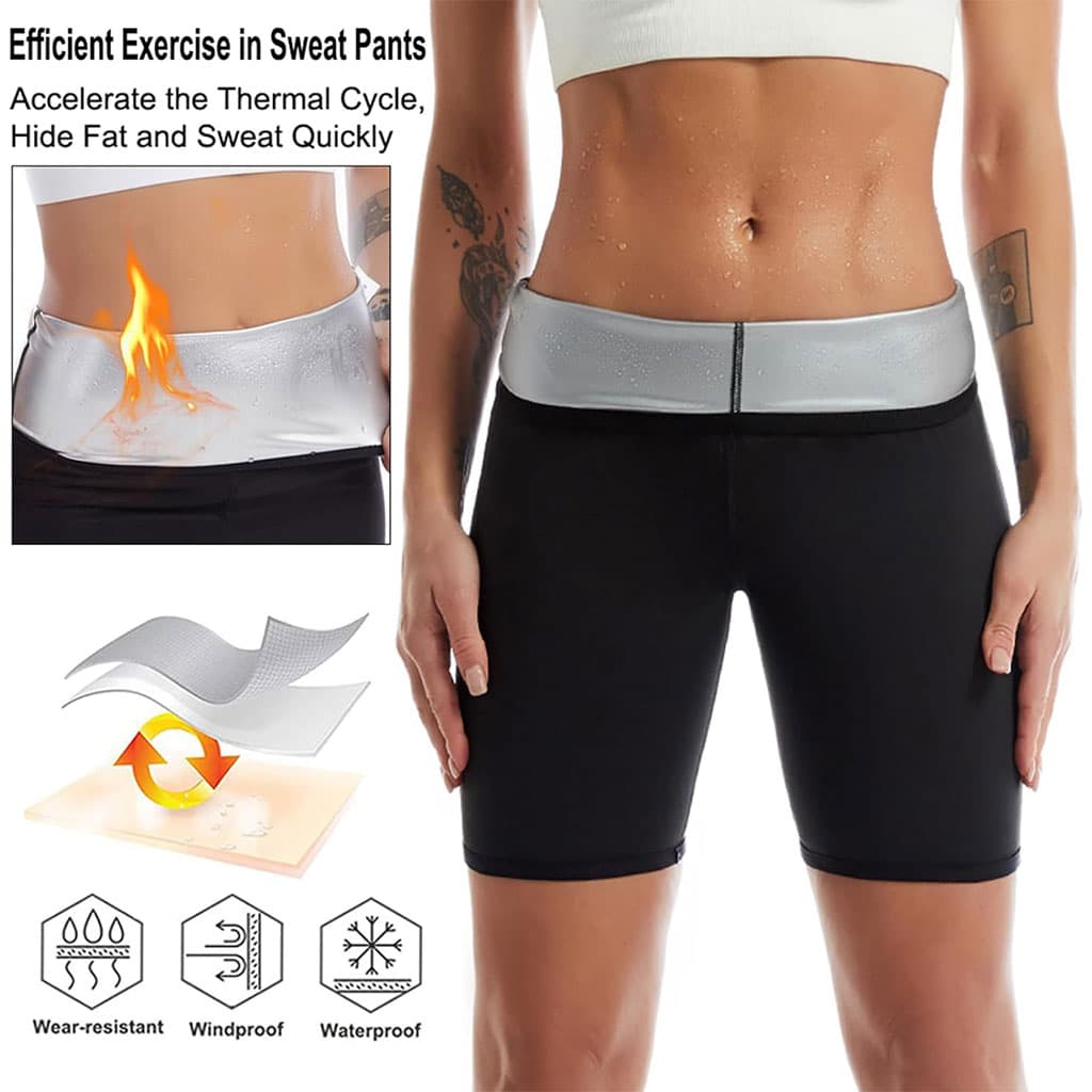 Leggings Sauna d’entraînement Taille Haute pour Femmes – شورت تعرق للنساء - Sport - صورة 2