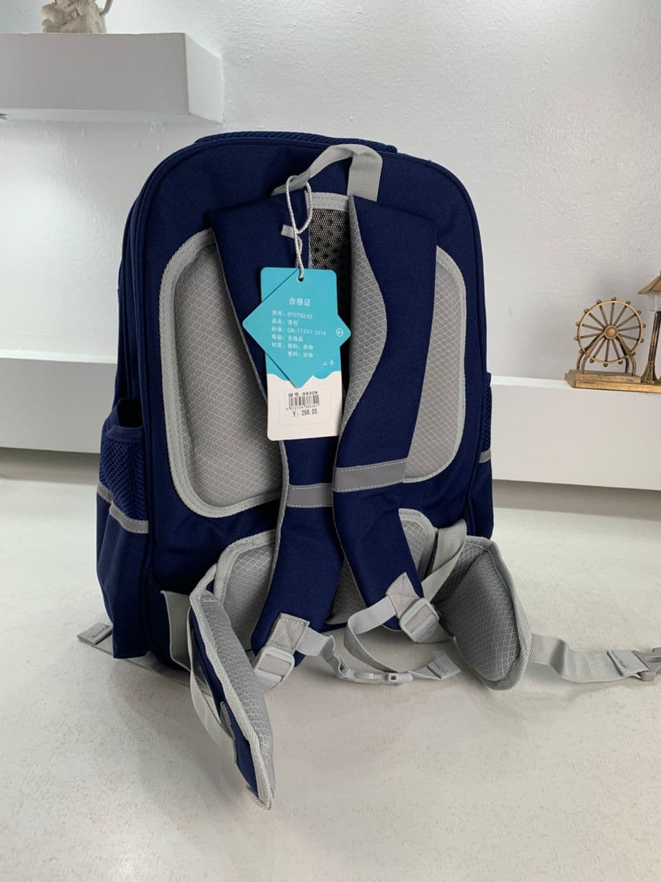 Sac à Dos Scolaire Orthopédique pour Enfants X-SHUAIQI Bleu – محفظة مدرسية للأطفال أزرق - Sac à dos et Mode - صورة حقيقية 6