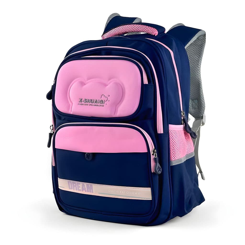 Sac à Dos Scolaire Orthopédique pour Enfants X-SHUAIQI Rose et Bleu – محفظة مدرسية للأطفال وردي وأزرق - Sac à dos et Mode - صورة 2