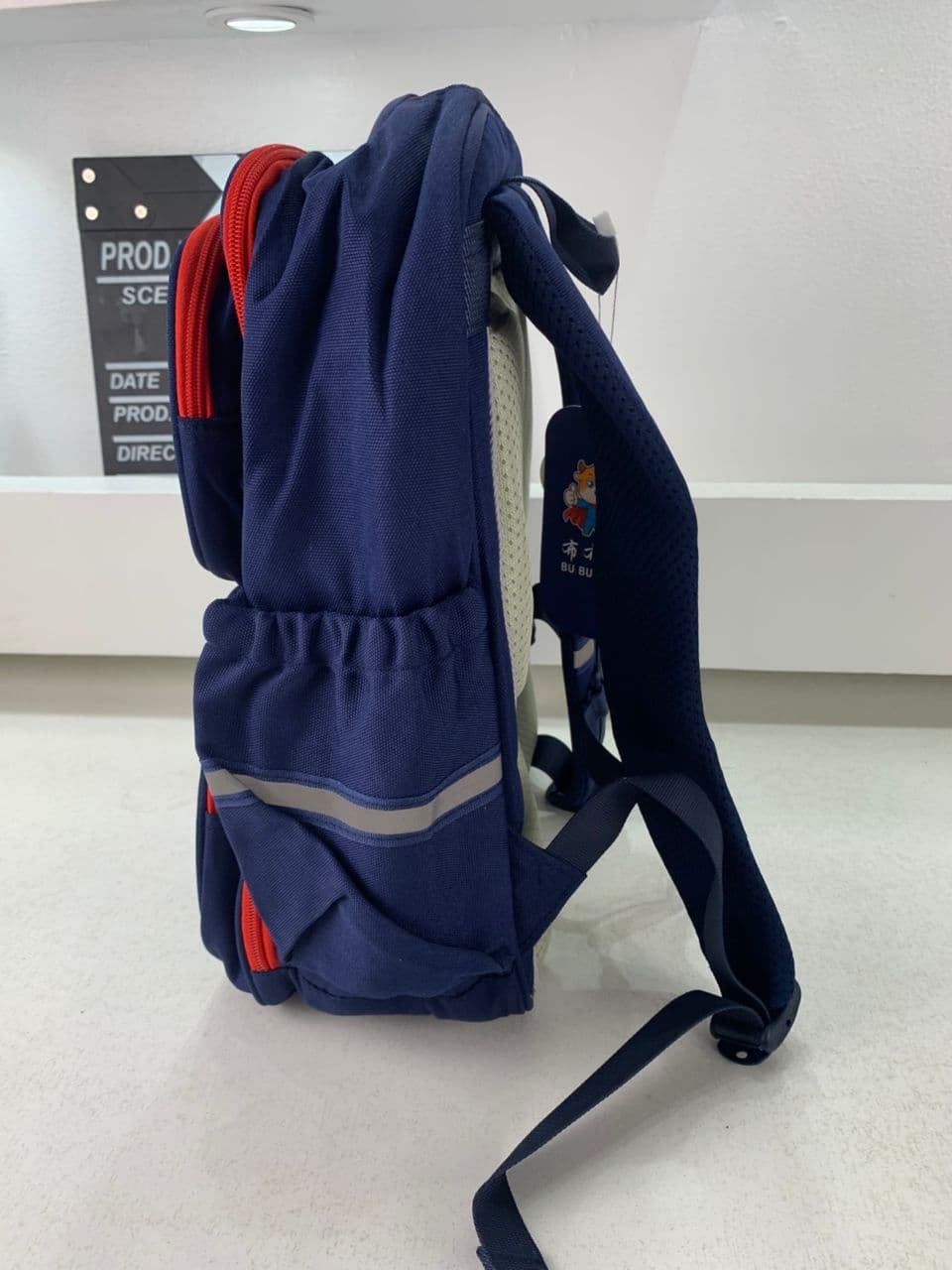 Sac à Dos Scolaire Orthopédique pour Enfants Xiao Wang Ya Bleu et Vert – محفظة مدرسية للأطفال أزرق وأخضر - Sac à dos et Mode - صورة حقيقية 5