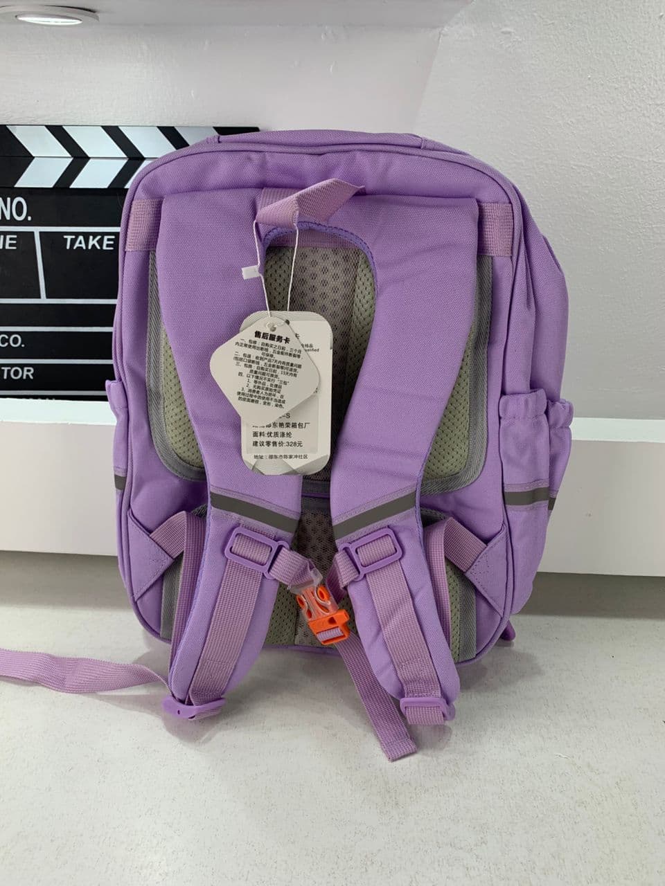 Sac à Dos Scolaire Orthopédique pour Enfants Xiao Wang Ya Mauve – محفظة مدرسية للأطفال بنفسجي - Sac à dos et Mode - صورة حقيقية 5