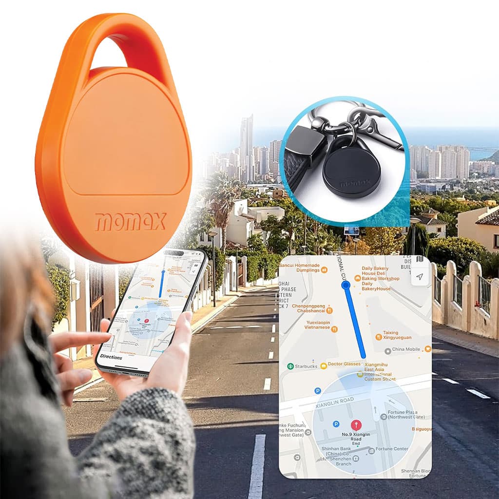 MOMAX Smart Tag Tracker Fonctionne avec l’application Apple Find My – جهاز تعقب ذكي - Électronique - صورة 1