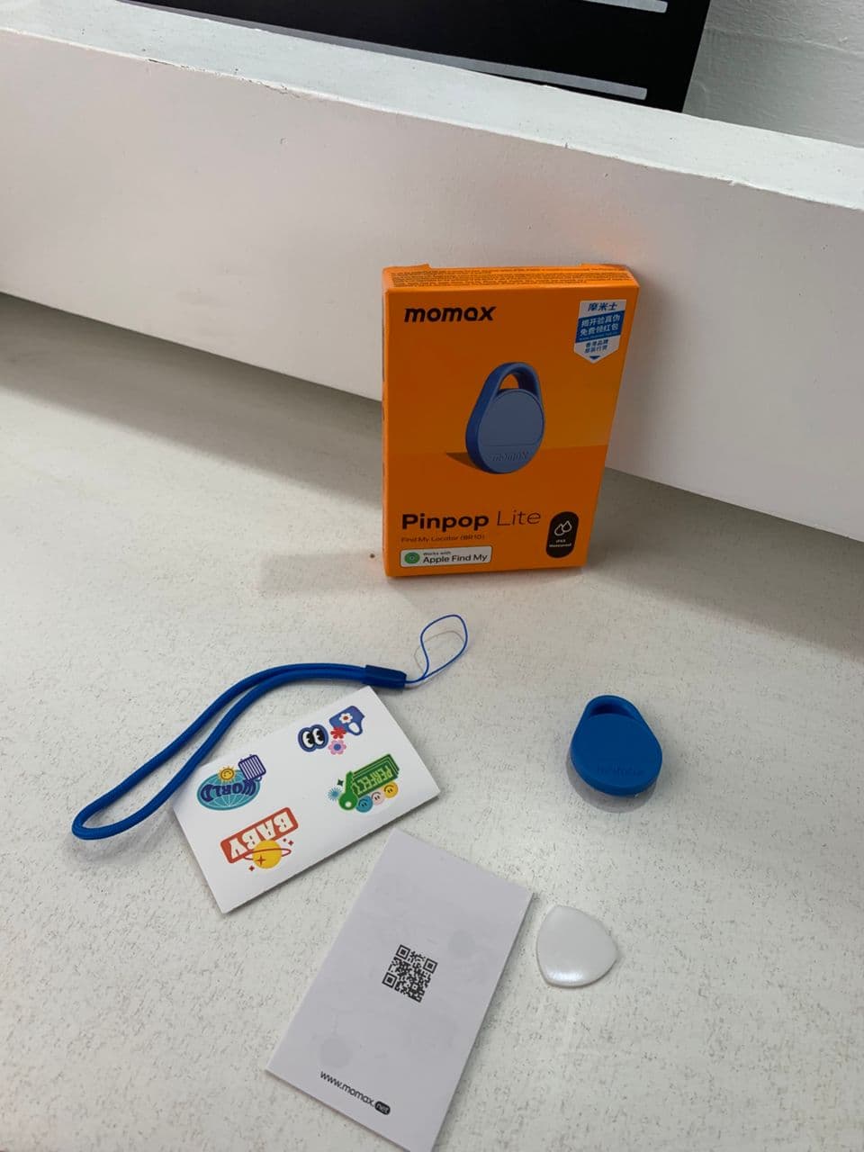 MOMAX Smart Tag Tracker Fonctionne avec l’application Apple Find My – جهاز تعقب ذكي - Électronique - صورة حقيقية 8