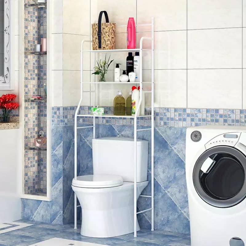 support de rangement en acier inoxydable pour salle de bain WC - Maison - صورة 6