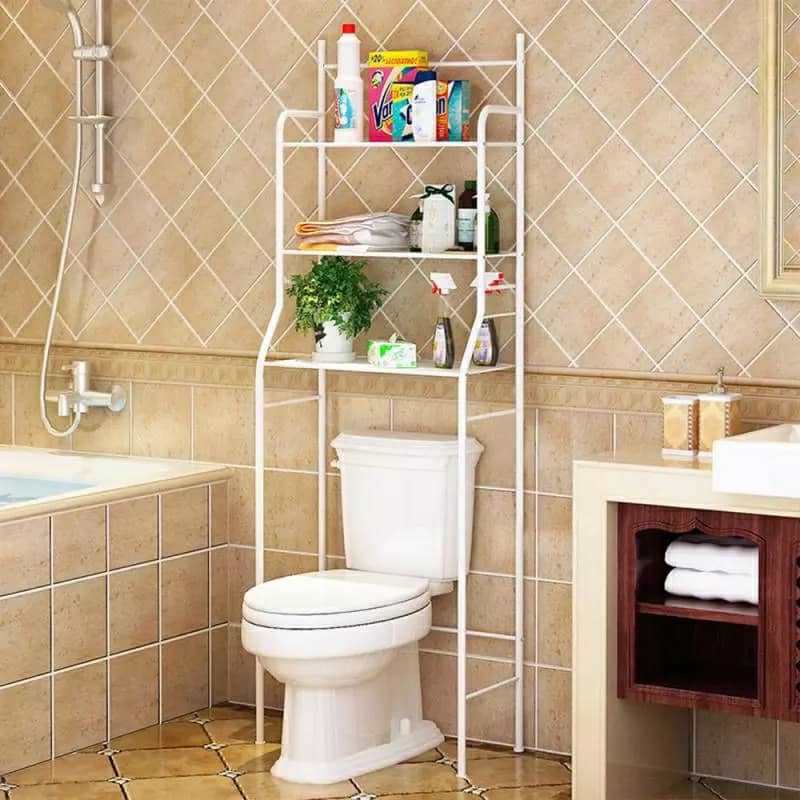 support de rangement en acier inoxydable pour salle de bain WC - Maison - صورة 8