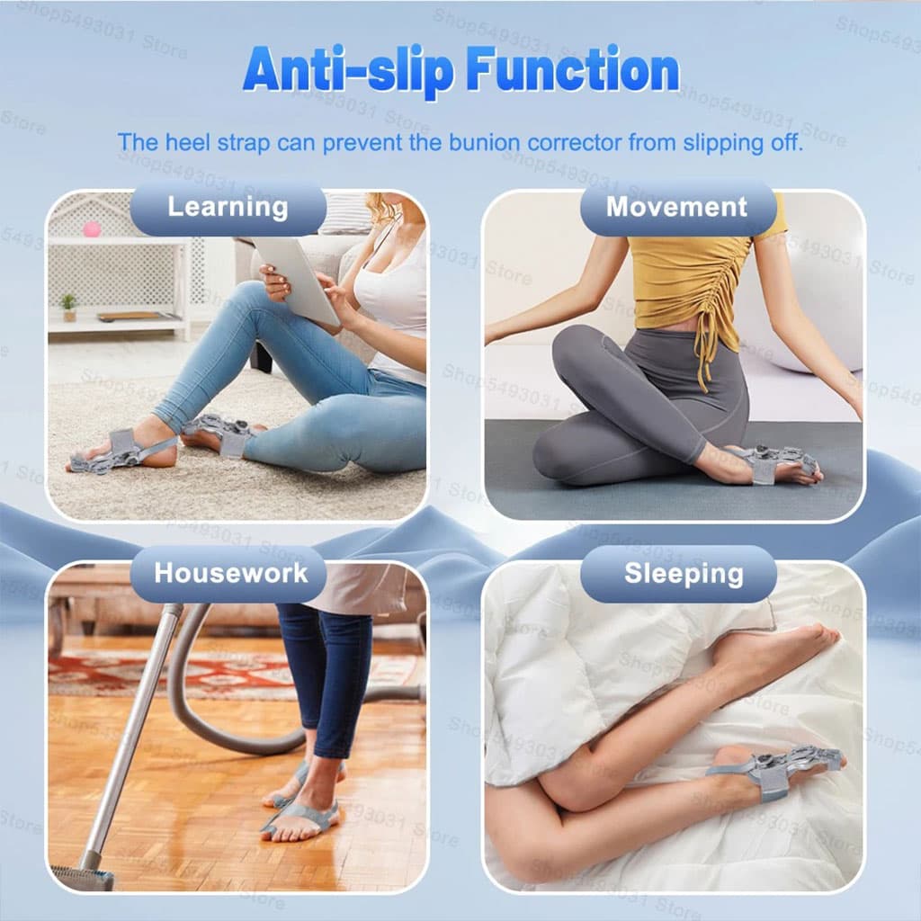Correcteur Hallux Valgus pour Femme et Homme avec Molette Réglable – مصحح وضعية القدم - Soins et Beauté - صورة 6