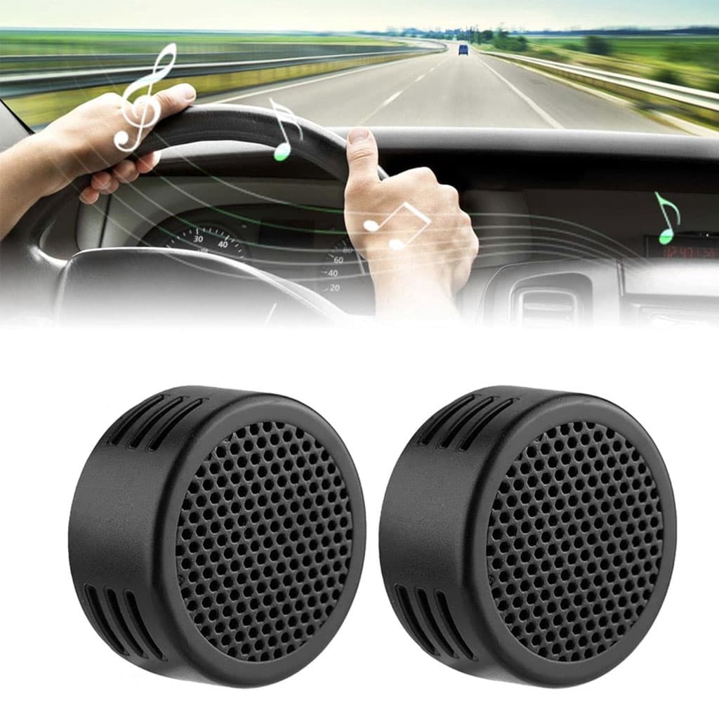 Haut-parleur tweeter noir pour voiture 12 V 500 W - Accessoires Auto/Moto - صورة 1