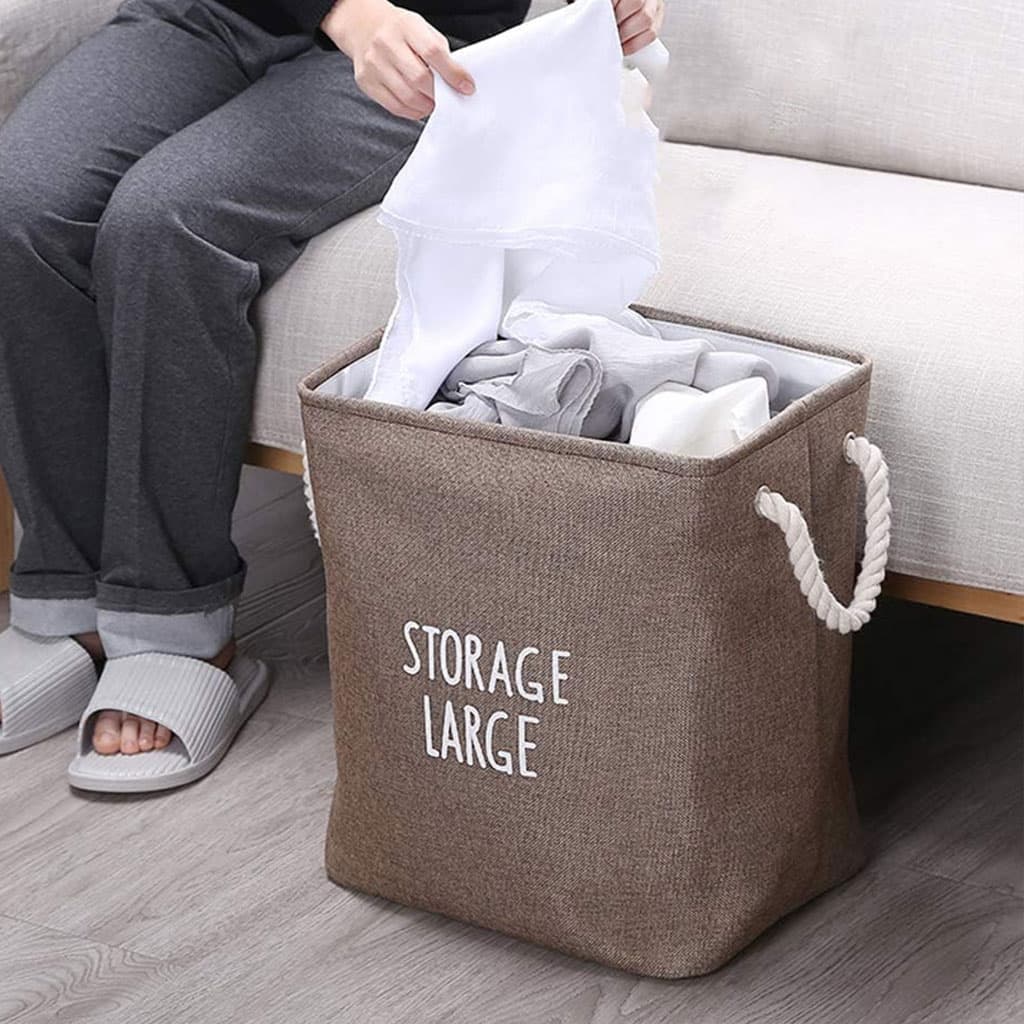 Panier à vêtements de grande capacité durable – سلة تجميع ملابس الغسيل - Maison - صورة 1