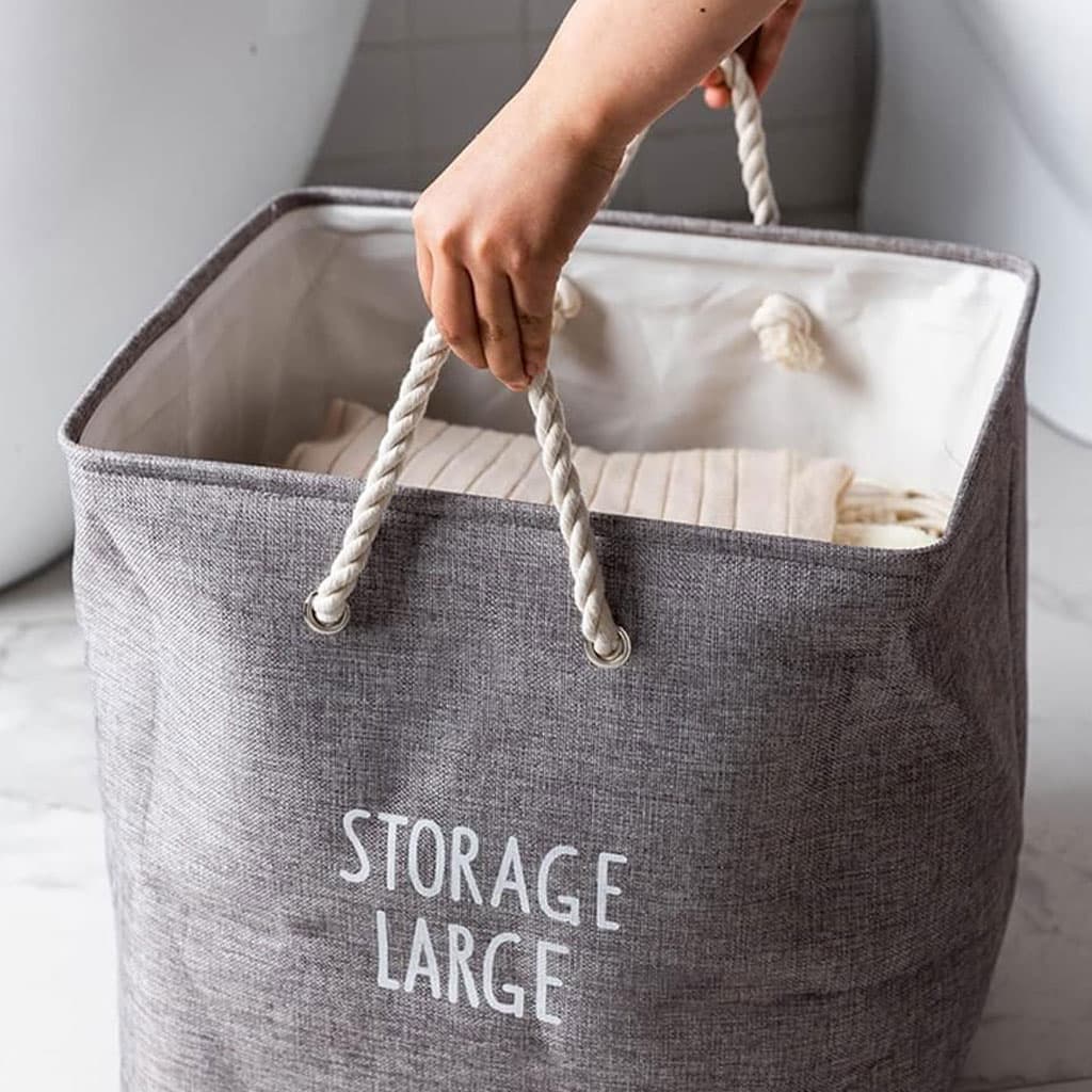Panier à vêtements de grande capacité durable – سلة تجميع ملابس الغسيل - Maison - صورة 4