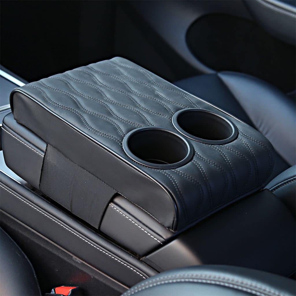 Housse d’accoudoir de voiture avec porte-gobelet - Accessoires Auto/Moto - صورة 2