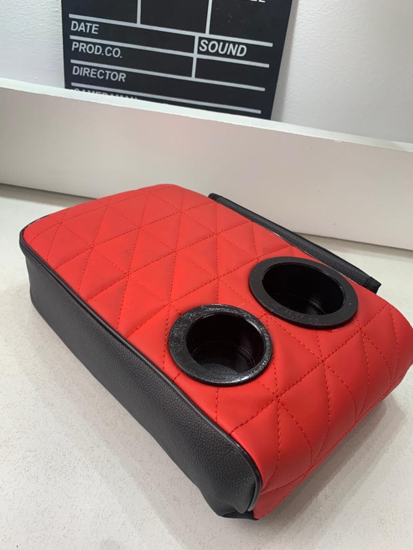 Housse d’accoudoir de voiture avec porte-gobelet - Accessoires Auto/Moto - صورة حقيقية 10