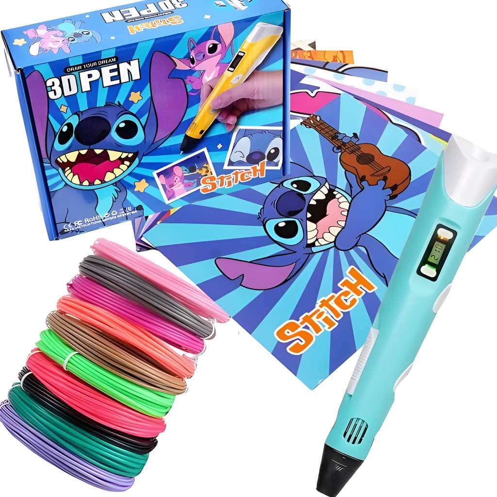 Stylo 3D Graffiti pour Enfants avec Recharges de Filament – قلم رسم ثلاثي الأبعاد للأطفال - Jouet & Gaming - صورة 2