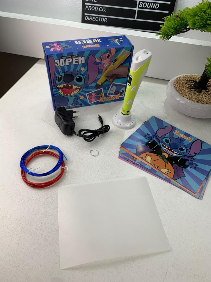 Stylo 3D Graffiti pour Enfants avec Recharges de Filament – قلم رسم ثلاثي الأبعاد للأطفال - Jouet & Gaming - صورة حقيقية 8