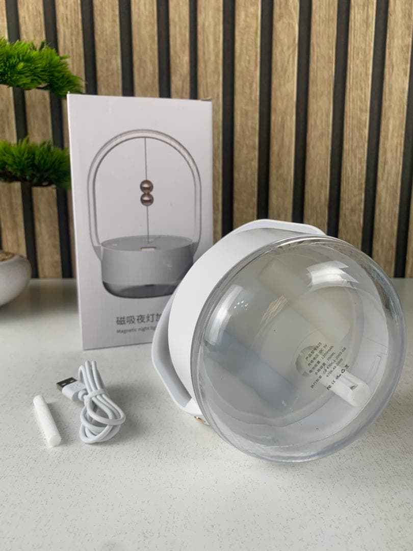 Humidificateur à brume de 350 ml portatifs avec veilleuse rechargeable USB – معطر جو مع مصباح 2في1 - Décoration - صورة حقيقية 10