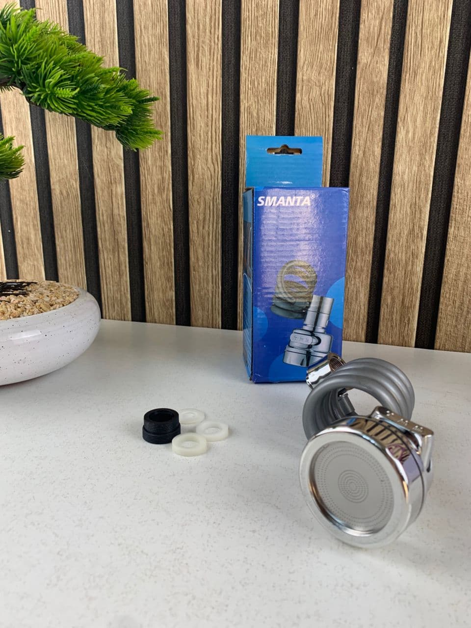 Pulvérisateur d’évier de cuisine à économie d’eau avec tuyau extensible – مرش مياه قابل للتمدد - Outillage et Bricolage - صورة حقيقية 8