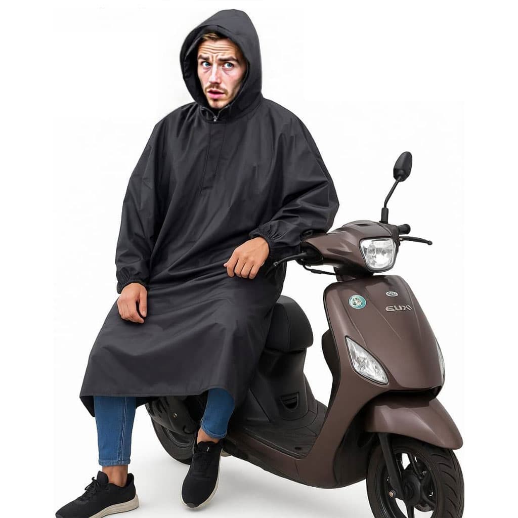 Combinaison de Protection Moto Imperméable V2 – معطف واقي من المطر لسائقي الدراجات - Accessoires Auto/Moto - صورة 1