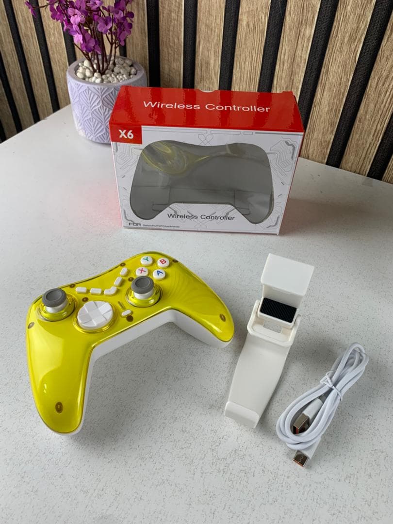 Manette de Jeu Sans Fil X6 Compatible P4,P3, Android, iOS, PC, Switch, TV Box – يد تحكم لاسلكية - Jouet & Gaming - صورة حقيقية 10