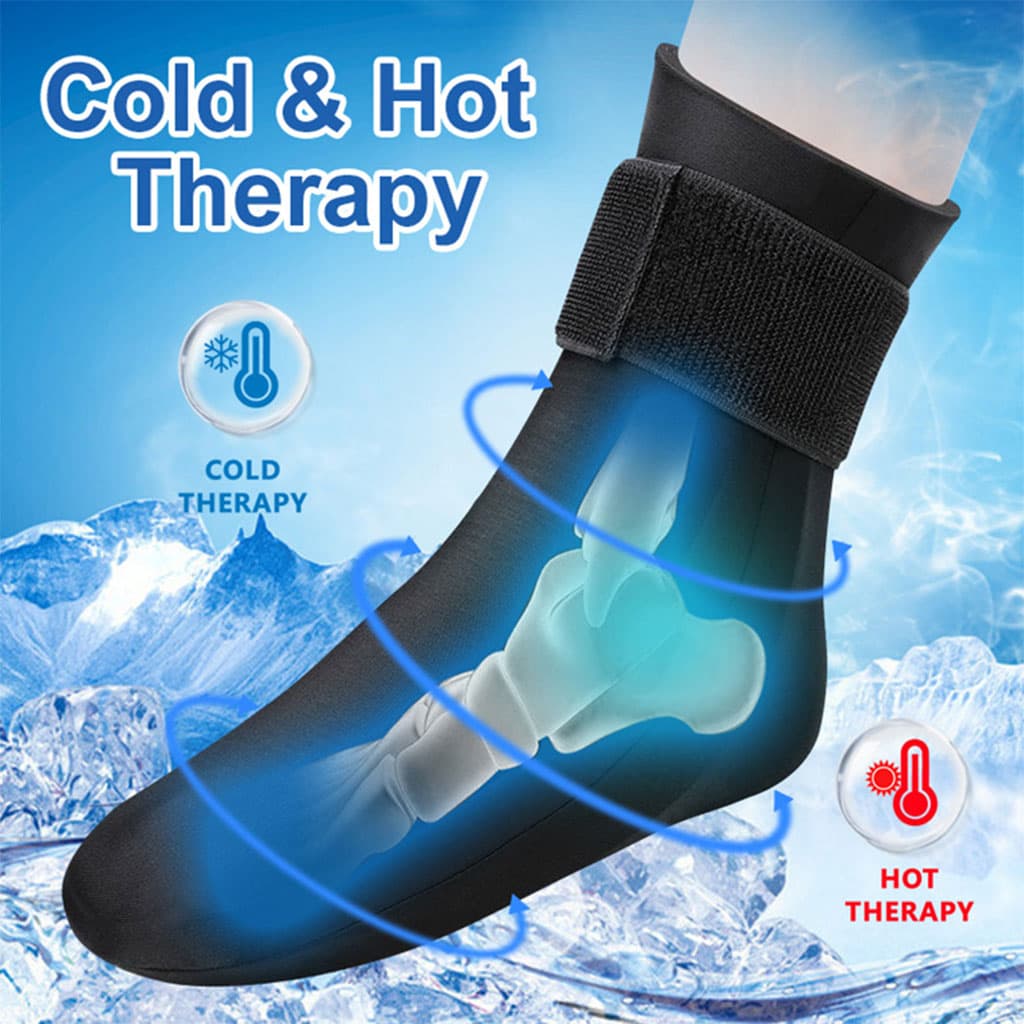 Poche de glace pour cheville en gel chaud et froid pour soulager les douleurs - Soins et Beauté - صورة 2