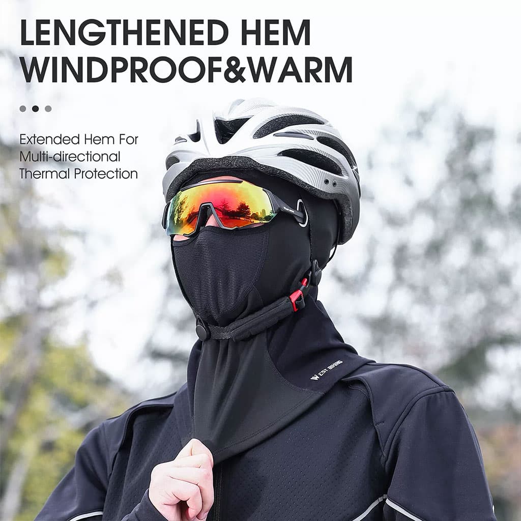 Cagoule Moto d’hiver Professionnel Tissue de Haute Qualité avec Emplacement pour Lunettes – قناع شتوي للدرجات النارية - Accessoires Auto/Moto - صورة 2