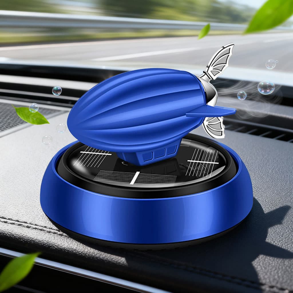 Dirigeable Désodorisant solaire en alliage pour voiture – معطر هواء للسيارة يعمل بالطاقة الشمسية على شكل منطاد - Accessoires Auto/Moto - صورة 1