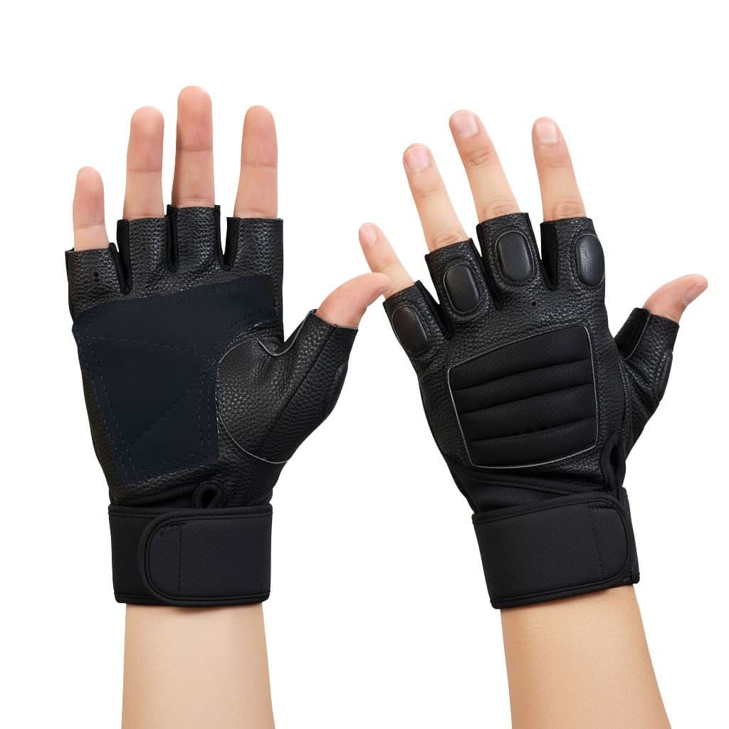 Gants Tactiques Demi Doigts Antidérapant pour Moto V3 - Divers - صورة 1