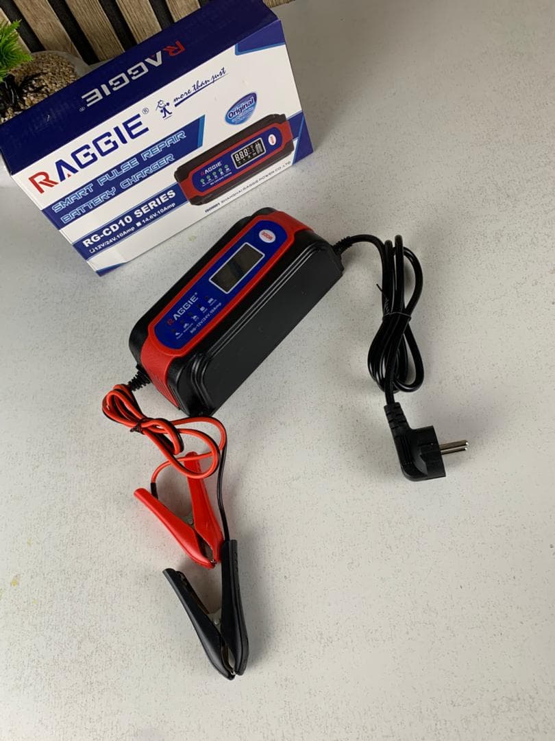 Chargeur de batterie voiture automatique intelligent 12-12v.10Amp – شاحن بطارية للسيارات - Accessoires Auto/Moto - صورة حقيقية 8