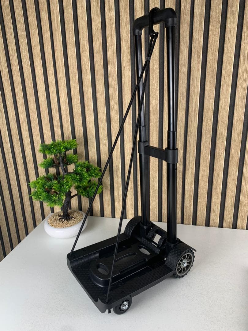 Chariot de manutention pliable et léger à 2 roues avec cordes élastiques – عربة خفيفة الوزن وقابلة للطي ذات عجلتين مع حبال مرنة - Divers - صورة حقيقية 8
