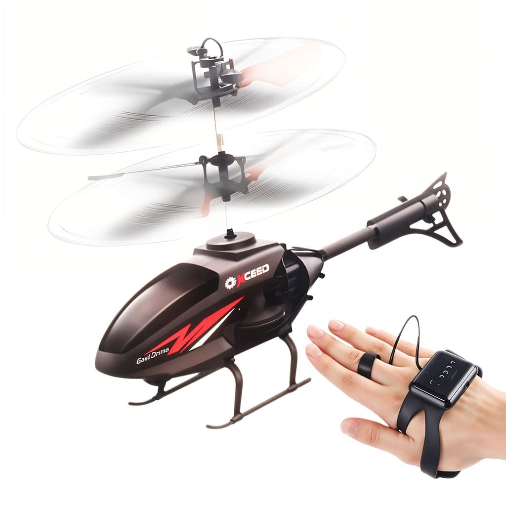 Hélicoptère à Induction Télécommandé Rechargeable USB – لعبة هيليكوبتر مع يد تحكم - Jouet & Gaming - صورة 1